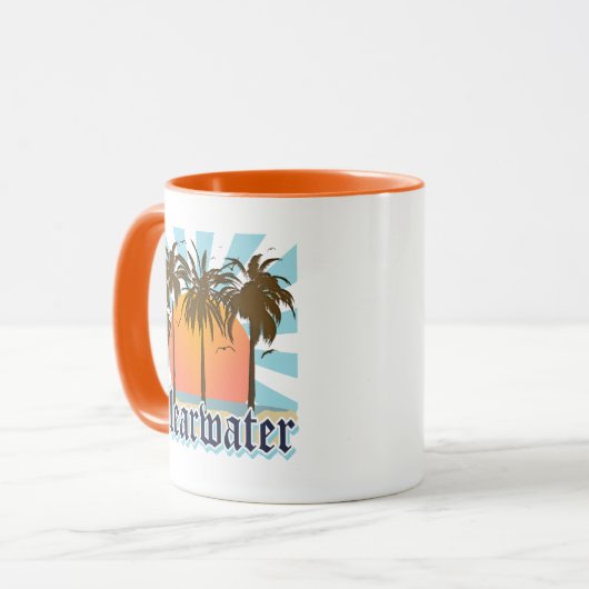 Clearwater Strand Florida FLA Tasse (Vorderseite Links)