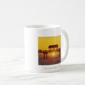 Clearwater Strand, Florida-Kaffee-Tasse Kaffeetasse (VorderseiteRechts)