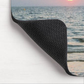 Clearwater Strand-Sonnenuntergang mousepad (Ecke)