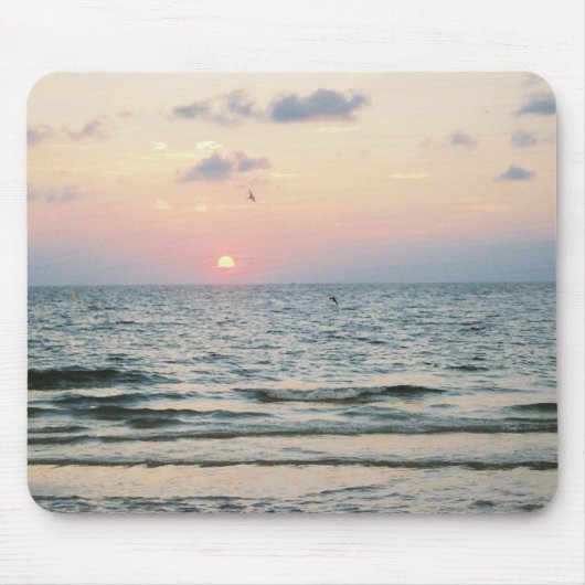 Clearwater Strand-Sonnenuntergang mousepad (Vorne)