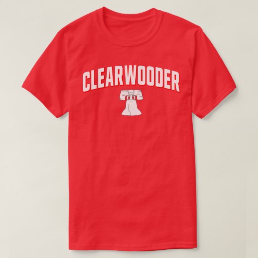 Clearwooder Philly Funny Baseball Clearwater FL S T-Shirt (Design vorne)