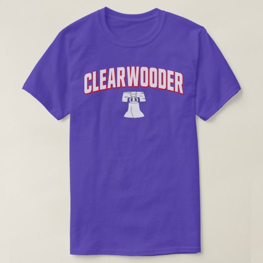 Clearwooder Philly Funny Baseball Clearwater FL S T-Shirt (Design vorne)