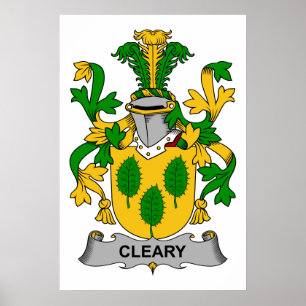 Cleary Familienwappen Poster