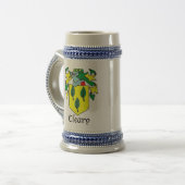 Cleary Schild Stein Bierglas (Vorderseite Links)