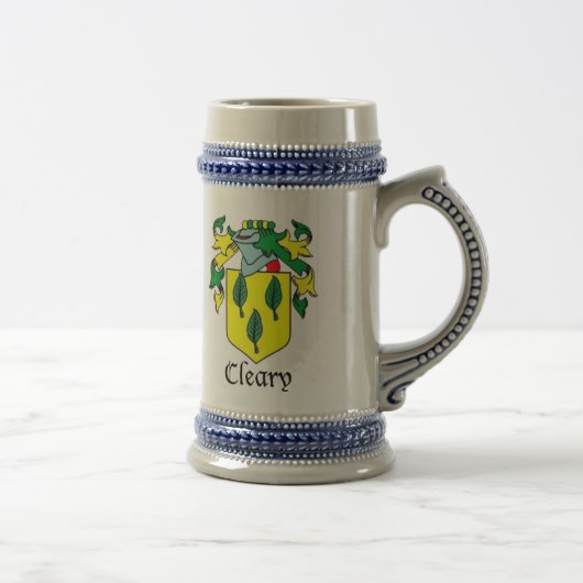 Cleary Schild Stein Bierglas (Rechts)