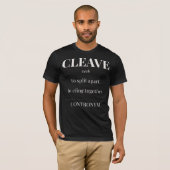 Cleave - Kontronym T-Shirt (Vorne ganz)
