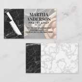 Cleaver | Backzutaten und -werkzeuge Visitenkarte (Vorne/Hinten)