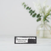 Cleaver Knife | Marmorboden Mini Visitenkarte (Stehend Vorderseite)