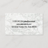 Cleaver Knife | Marmorboden Visitenkarte (Rückseite)