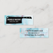 Cleaver Knife | Ocean Granite Hintergrund Mini Visitenkarte (Vorne/Hinten)