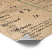 Cleavers Herbal Buch der Schatten Pagan Wiccan Poster (Ecke)