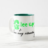 Clef-Anmerkung, Musik, Lied… Zweifarbige Tasse (Vorderseite Links)