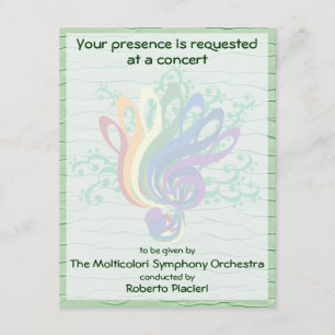 Clef Bouquet Konzert Einladung