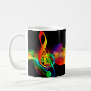 Clef grade Liebe Herzmusik Kaffeetasse