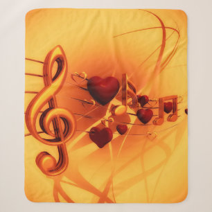 Clef grade Liebe Herzmusik Sherpadecke