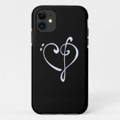 Clef Heart Case-Mate iPhone Hülle (Rückseite)