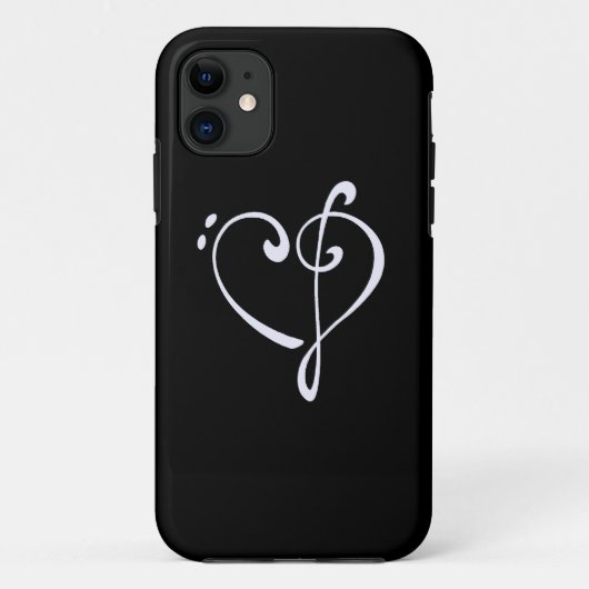 Clef Heart Case-Mate iPhone Hülle (Rückseite)