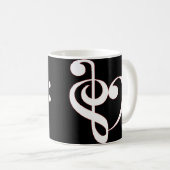 Clef-Herz-Tasse Kaffeetasse (VorderseiteRechts)