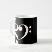 Clef-Herz-Tasse Kaffeetasse (Vorderseite Links)