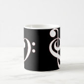 Clef-Herz-Tasse Kaffeetasse (Mittel)