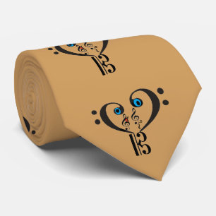 Clef Note Musical Krawatte-Bass Treble Clef G-C-F  Krawatte