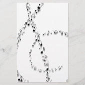 Clef-Noten Briefpapier (Vorderseite)