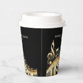 Clef & Notes Pappbecher (Rechts)