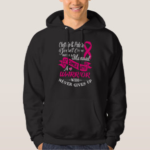 Cleft Lip & Palate mit einem Krieger, der nie gibt Hoodie