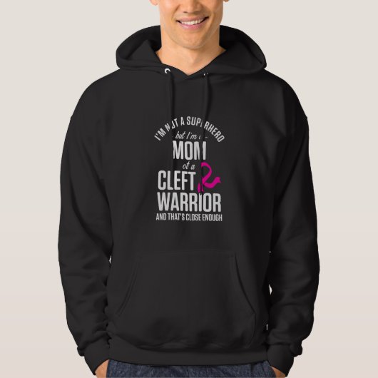 Cleft Palate Lip Mama Hero Cleft Hoodie (Vorderseite)