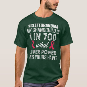 Cleft Palate Lip Oma 700 Starkes Bewusstsein T-Shirt
