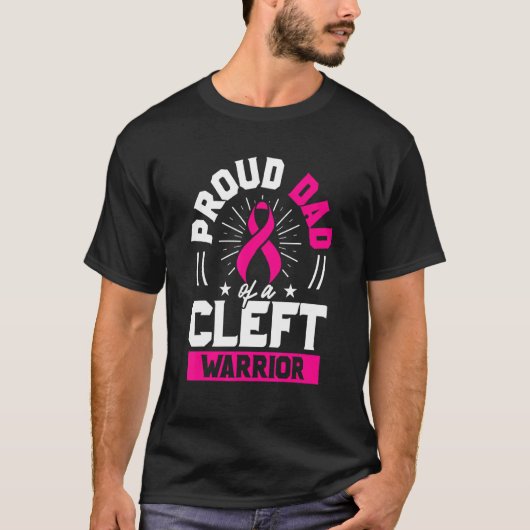 Cleft Palate Lip Spaß überwinden starkes Bewusstse T-Shirt (Vorderseite)