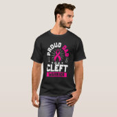 Cleft Palate Lip Spaß überwinden starkes Bewusstse T-Shirt (Vorne ganz)