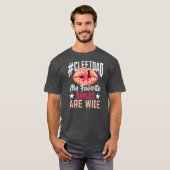 Cleft Palate Lip Vater Lächeln Starkes Bewusstsein T-Shirt (Vorne ganz)
