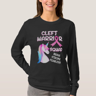 Cleft Palate Lip Warrior Squad Starkes Bewusstsein T-Shirt