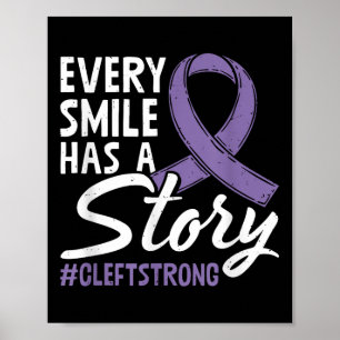 Cleft Strong Cleft Warrior Cleft Craniofacial Awar Poster