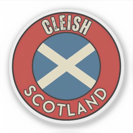Cleish, Schottland Aufkleber (Vorderseite)