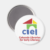 CLEL-Logo Magnet (Vorderseite/Rückseite)