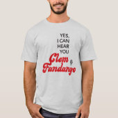Clem Fandango Funny TV Zitat Red T-Shirt (Vorderseite)