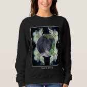 Clematics Blume Frame erstellen Ihr eigenes Beglei Sweatshirt (Vorderseite)