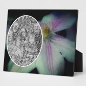 Clematics Blume Petals erstellen Ihr eigenes Foto Fotoplatte (Seite)