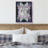 Clematics Blume Petals Frame erstellen Ihr eigenes Leinwanddruck (Insitu (Schlafzimmer))