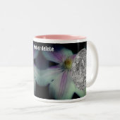 Clematics Blume Petals Frame erstellen Ihr eigenes Zweifarbige Tasse (VorderseiteRechts)