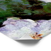 Clematis, 1887 Gemälde von Claude Monet, Poster (Ecke)