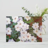 Clematis, 1887 Gemälde von Monet, Karte (Stehend Vorderseite)