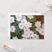 Clematis, 1887 Gemälde von Monet, Karte (Vorderseite/Rückseite Beispiel)