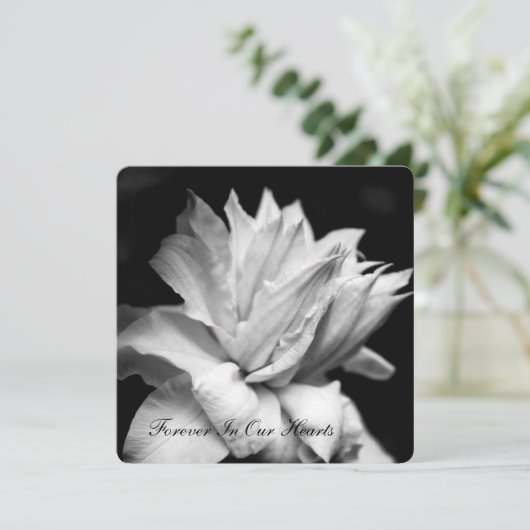 Clematis 1b Ankündigung zur Beerdigung (Stehend Vorderseite)