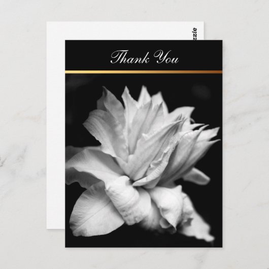Clematis 1b Memorial Beileid Vielen Dank Postcard Postkarte (Vorne/Hinten)