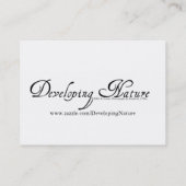 Clematis 8510 Mini Print Visitenkarte (Rückseite)