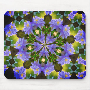 Clematis Abstrakte Blume Art Mousepad
