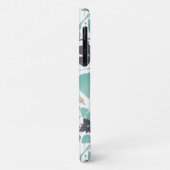 Clematis Aquamarine Blume Case-Mate iPhone Hülle (Hinten/Links)